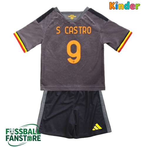 AS Roma Santiago Castro #9 Replik 3rd trikot Kinder 2026-27 Kurzarm (+ Kurze Hosen)